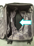 Suitcase parts (interior material)